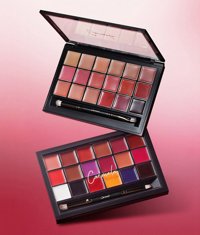 CARMELA 18-color Velvet Matte Multi-use Lipstick Makeup Palette T5707