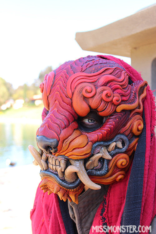 CAST URETHANE "FAUX SILVER" SENTINEL MASK- CUSTOM LISTING FOR MARK