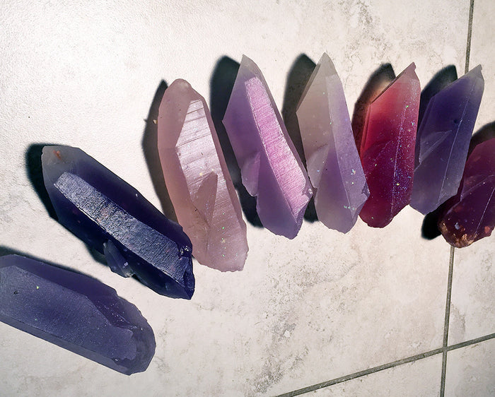 CAST URETHANE GARDEN CRYSTALS- GROUP A