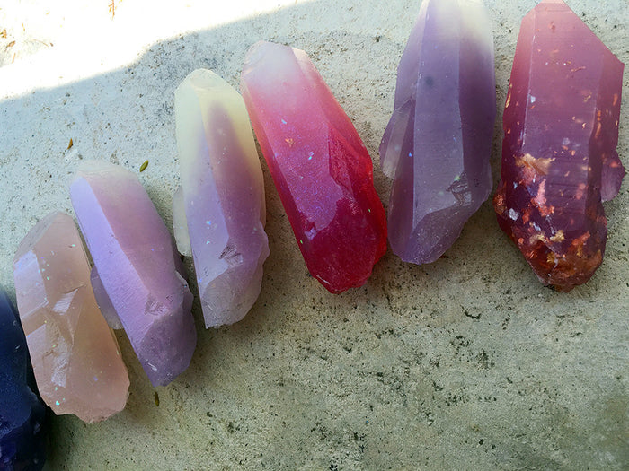 CAST URETHANE GARDEN CRYSTALS- GROUP A