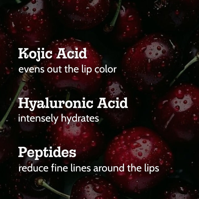 Ceramides + 2% Kojic Acid Tinted Lip Balm (Cherry) | SPF 50 PA++++ | 10 gm