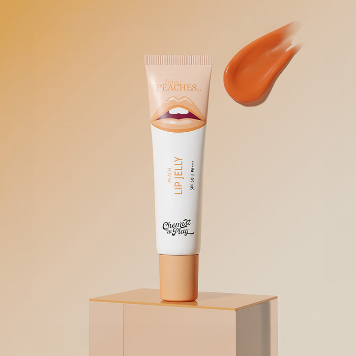 Ceramides + 2% Kojic Acid Tinted Lip Balm (Peach) | SPF 50 PA++++ | 10 gm