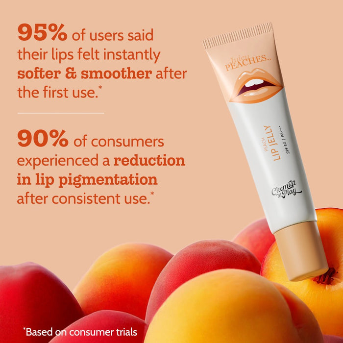Ceramides + 2% Kojic Acid Tinted Lip Balm (Peach) | SPF 50 PA++++ | 10 gm