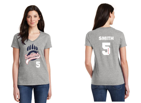 Chap Baseball Seniors Basic Tee- Matte or Glitter