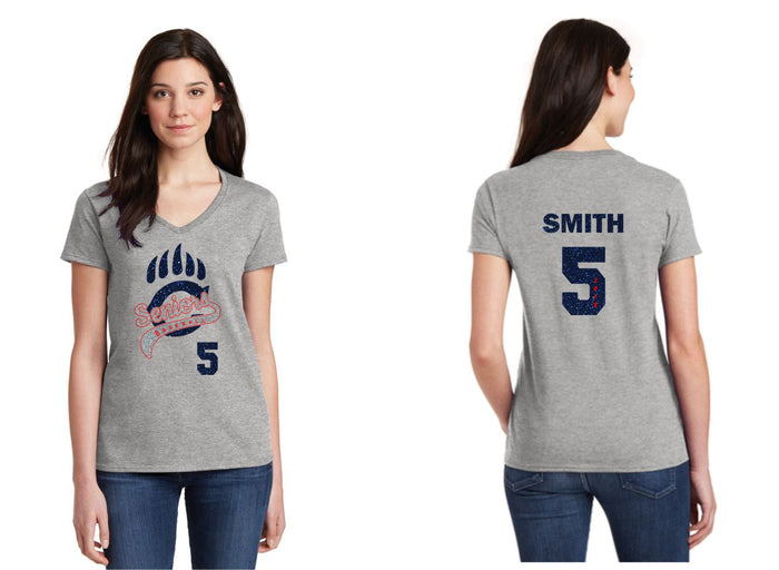 Chap Baseball Seniors Basic Tee- Matte or Glitter