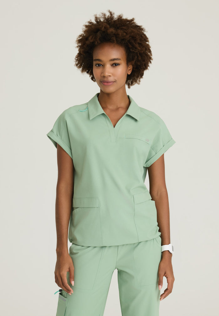 Charlie Top - Field Green - Grey's Anatomy Scrubs
