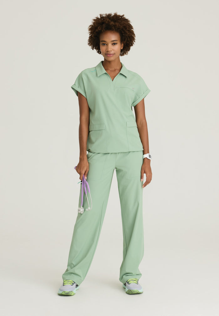 Charlie Top - Field Green - Grey's Anatomy Scrubs