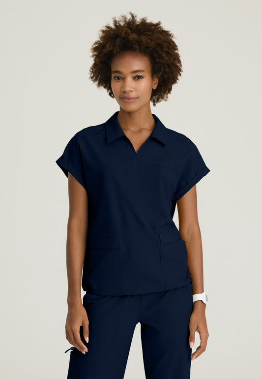 Charlie Top - Navy - Grey's Anatomy Scrubs