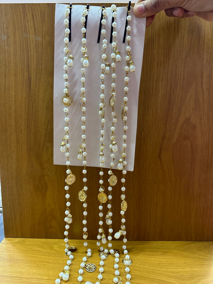 Charm Hair Accessories pearl work