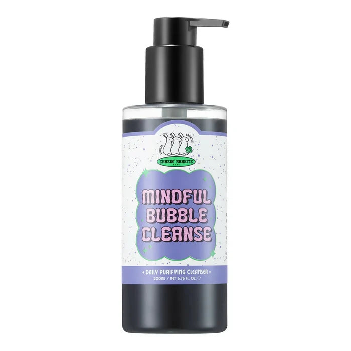 CHASIN' RABBITS Mindful Bubble Cleanse غسول الفحم الكوري