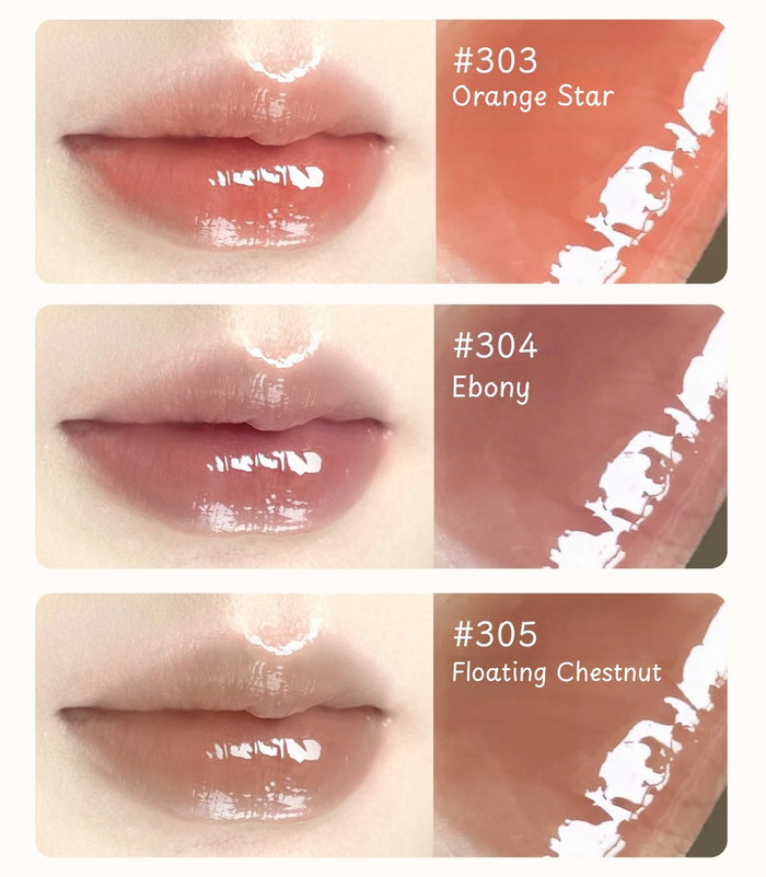 CHEERFLOR Dream Music Box Collection Glossy Moist Essence Lip Gloss T5561