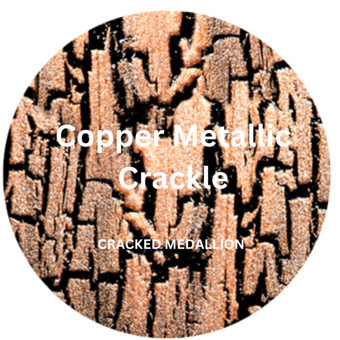 PeachPuff / Cracked Medallion - Crackle
