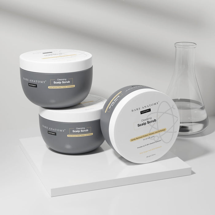 Cleansing Scalp Scrub With Natural AHAs and Sugar Exfoliant - 250 gm