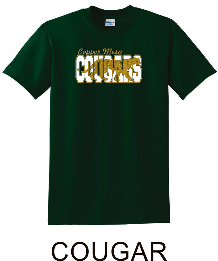 CME Cougar Design Basic Tee- Matte or Glitter