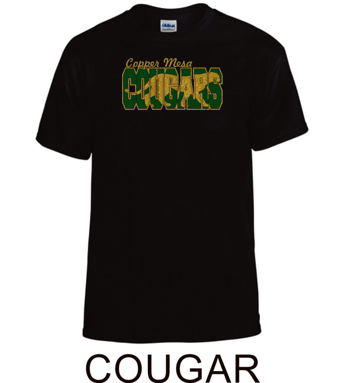 CME Cougar Design Basic Tee- Matte or Glitter