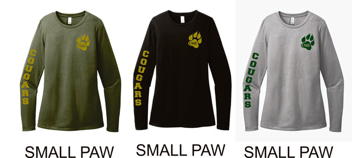 CME Ladies Long Sleeve Tee- 2 Designs- Matte or Glitter