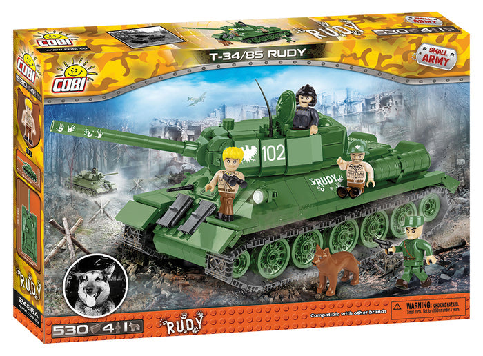 Cobi 2486A-Rudy 102 T-34/85(530pcs)