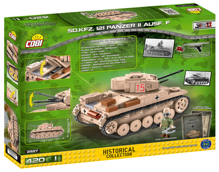 Cobi-2527-Sd.Kfz.121 Panzer II Ausf. F(420pcs)