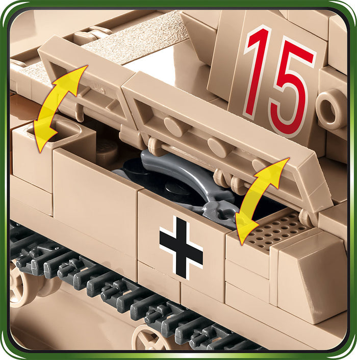 Cobi-2527-Sd.Kfz.121 Panzer II Ausf. F(420pcs)