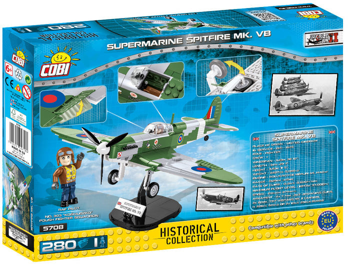 Cobi-5708- Supermarine Spitfire MK. VB(710pcs)