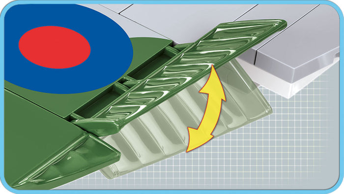 Cobi-5708- Supermarine Spitfire MK. VB(710pcs)