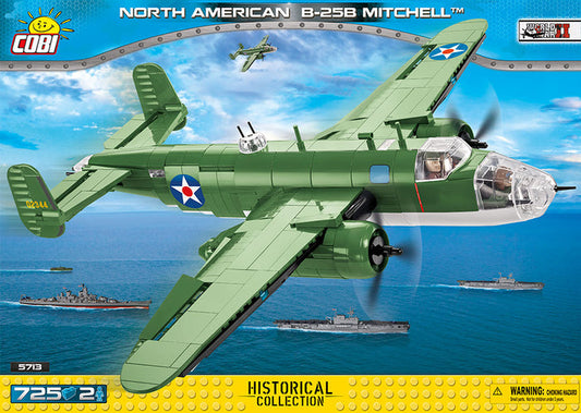 Cobi-5713-NORTH AMERICAN B-25B MITCHELL B-25B(710pcs)