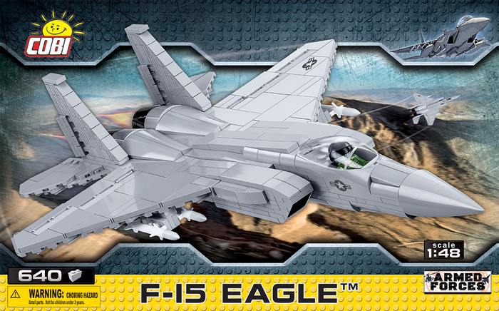 Cobi-5803-F-15 Eagle fighter jet(640pcs)
