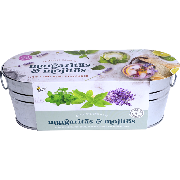 Cocktail Herb Grow Kit | Mint, Lime Basil, & Lavender