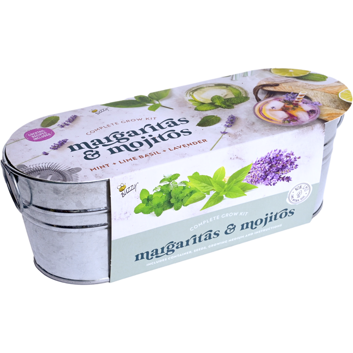 Cocktail Herb Grow Kit | Mint, Lime Basil, & Lavender