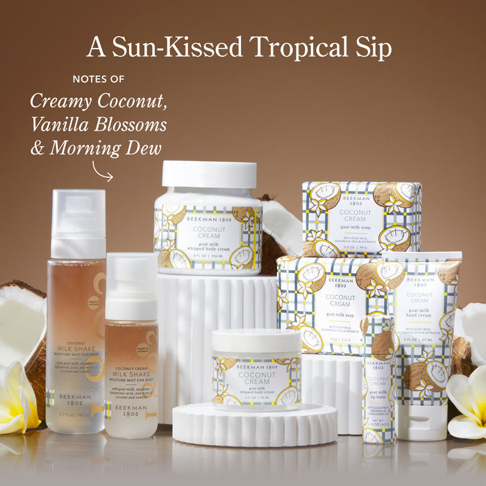 Coconut Cream 3-Pack Palm-Sized Bar Soap Set