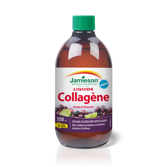 31000962 Jamieson Collagen Liquid 1,200 mg, Elderberry Lime, 350 mL 9216_MAIN2