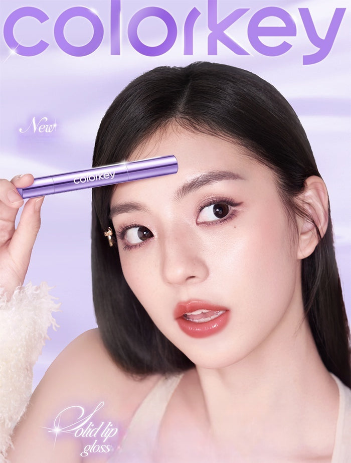 COLORKEY Purple Tube Long-wear Moist Glossy Lipstick T5188