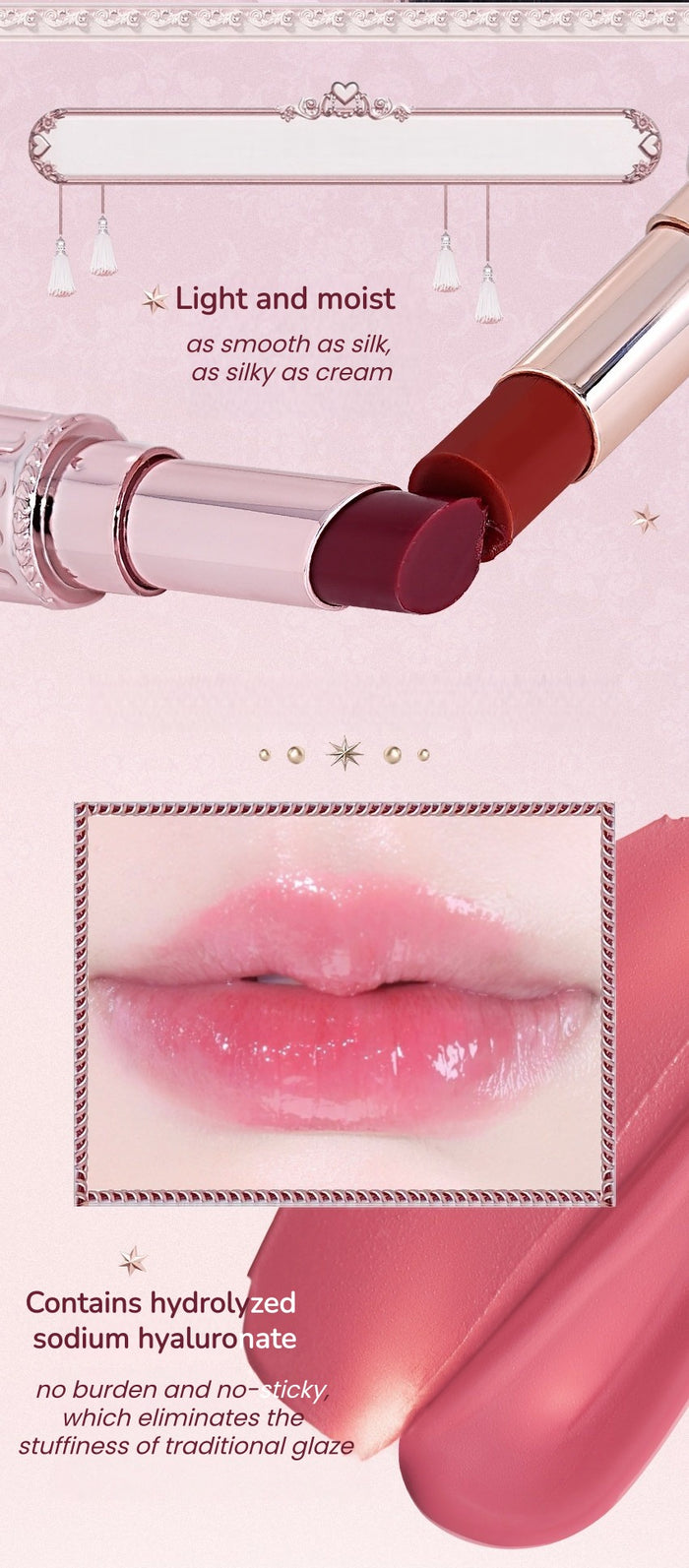 COLORROSE Moist Nourish Glossy Lipstick T5576