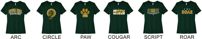 Copper Mesa Bella Canvas Ladies Tee- Matte or Glitter