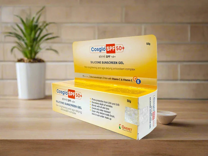 Cosglo Silicone Sunscreen Gel SPF 50+