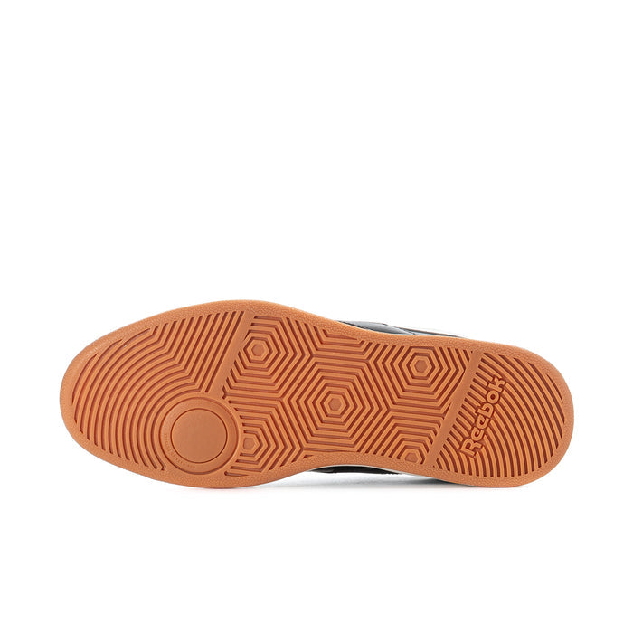 Reebok Court Advance gum rubber outsole with geometric tread pattern