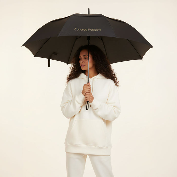 Covered Position golf umbrella