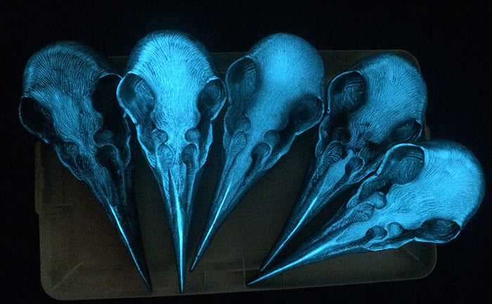 CROW SKULL SCONCE LIGHT