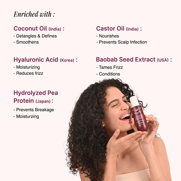 Curl Defining Gel With Coconut Oil & Hyaluronic Acid - 140 ml