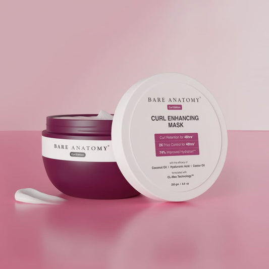 Curl Enhancing Hair Mask With Hyaluronic Acid, Coconut Oil & Castor Oil - 250 ml