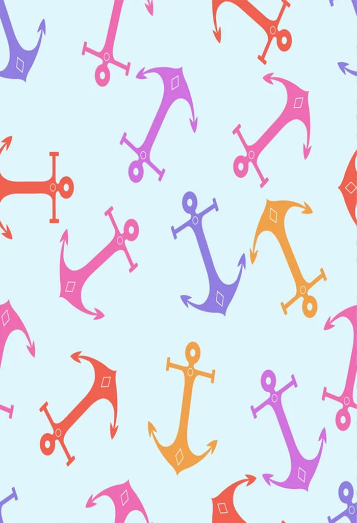 Cutieful Women's Anchors Print Sheer Knee High Compression Socks 8-15 mmHg