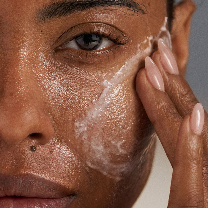 daily glycolic cleanser model