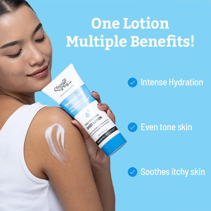 Daily Hydrating Body Lotion with Hyaluronic Acid - 200 ml | Pack of 2