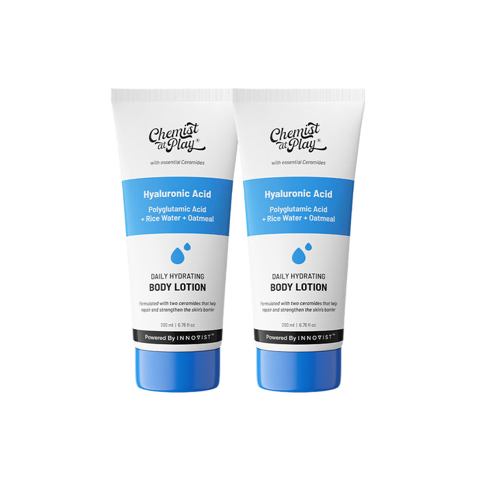 Daily Hydrating Body Lotion with Hyaluronic Acid - 200 ml | Pack of 2