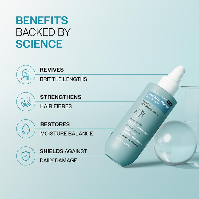 Damage Repair Hair Serum With Ceramide A2 and Coconut Milk Protein - 100 ml