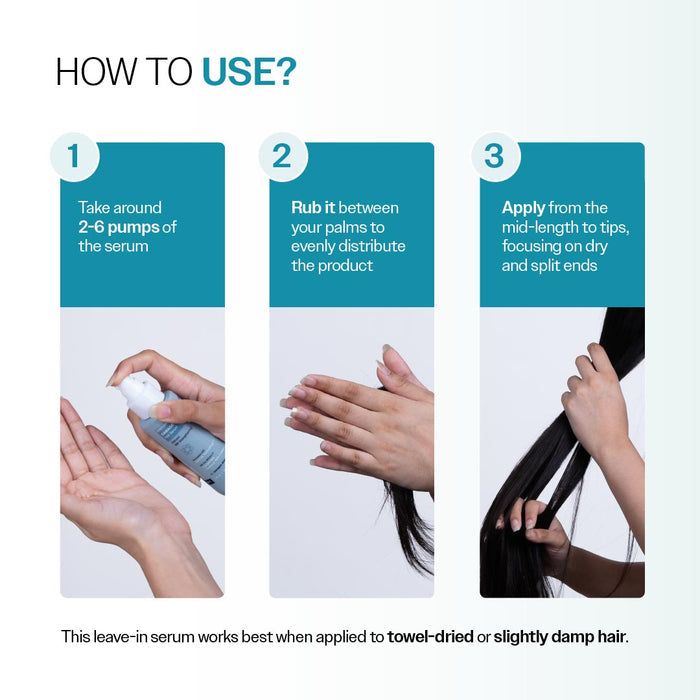 Damage Repair Hair Serum With Ceramide A2 and Coconut Milk Protein - 100 ml