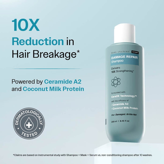 Damage Repair Shampoo With Ceramide A2 & Coconut Milk Protein - 250 ml