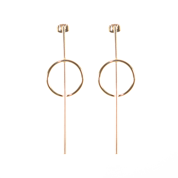 Dancing Queen Studs-Silver