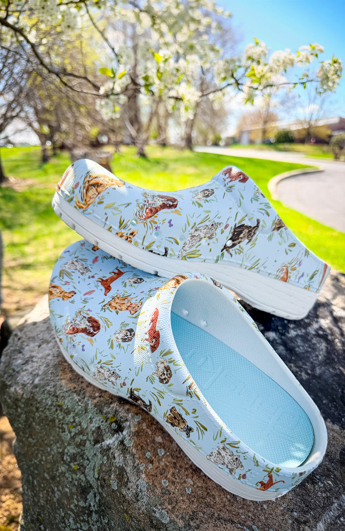 Dansko Women's Kane Puppies Print Clog