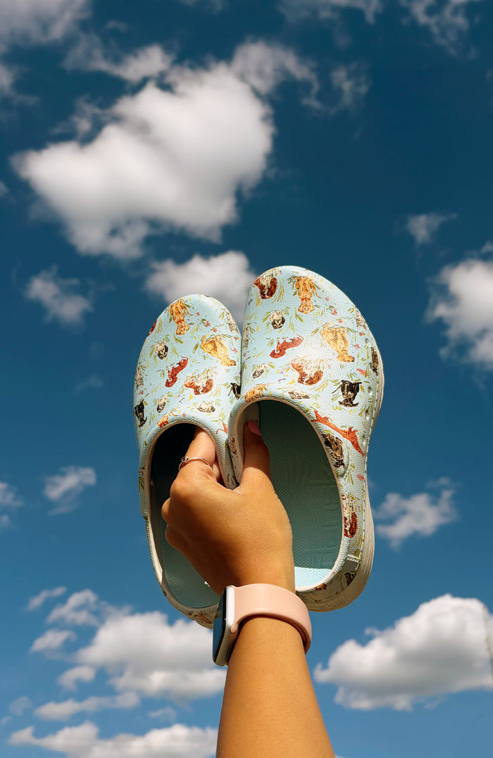 Dansko Women's Kane Puppies Print Clog